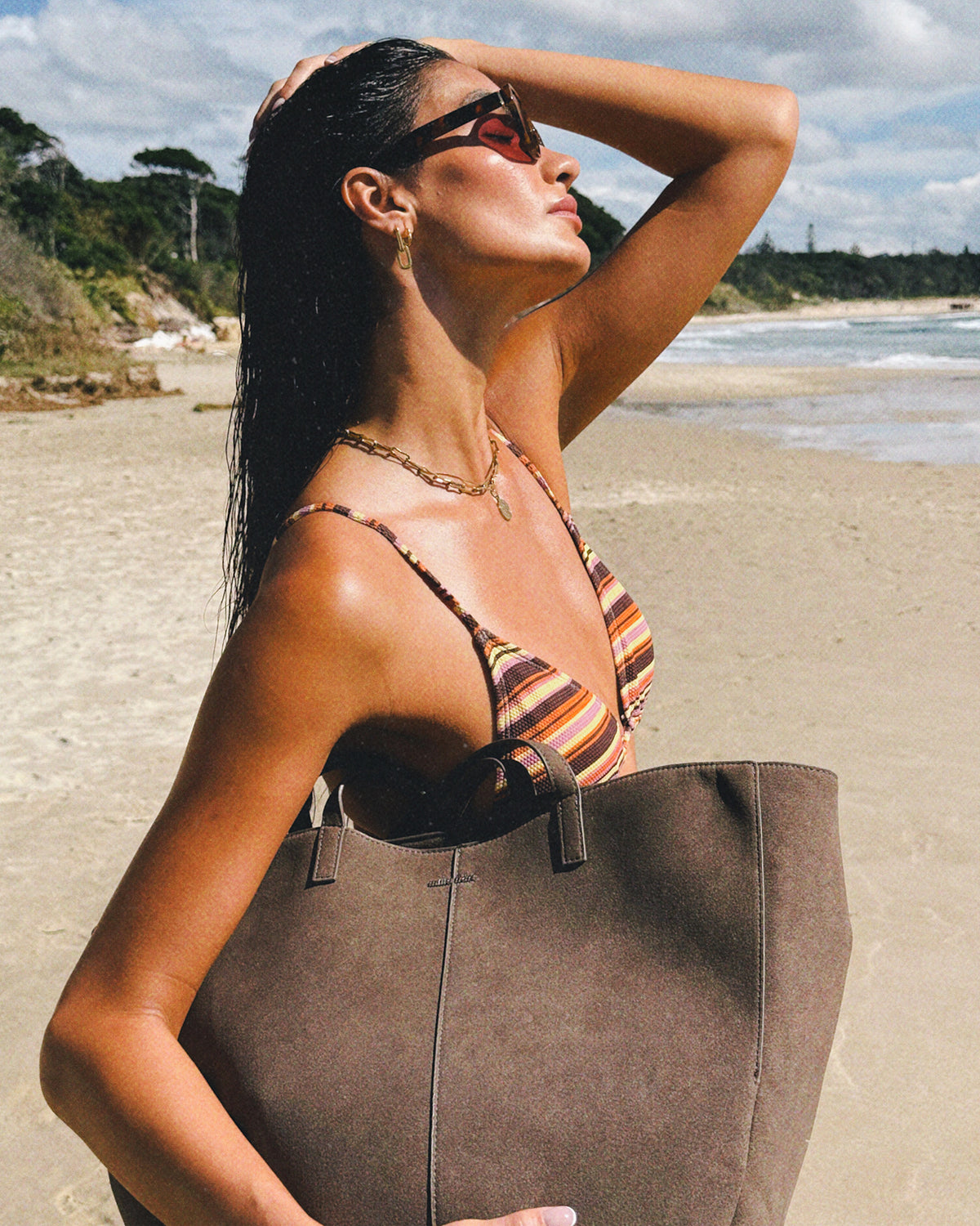 Zisa Tote Bag Brown